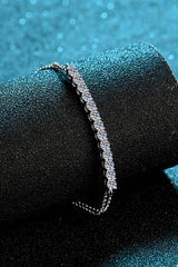 Moissanite Sterling Silver Bracelet king-general-store-5710.myshopify.com