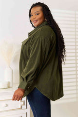 Heimish Cozy Girl Full Size Button Down Shacket king-general-store-5710.myshopify.com