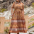 Plus Size Tie Waist Puff Sleeve Dress king-general-store-5710.myshopify.com