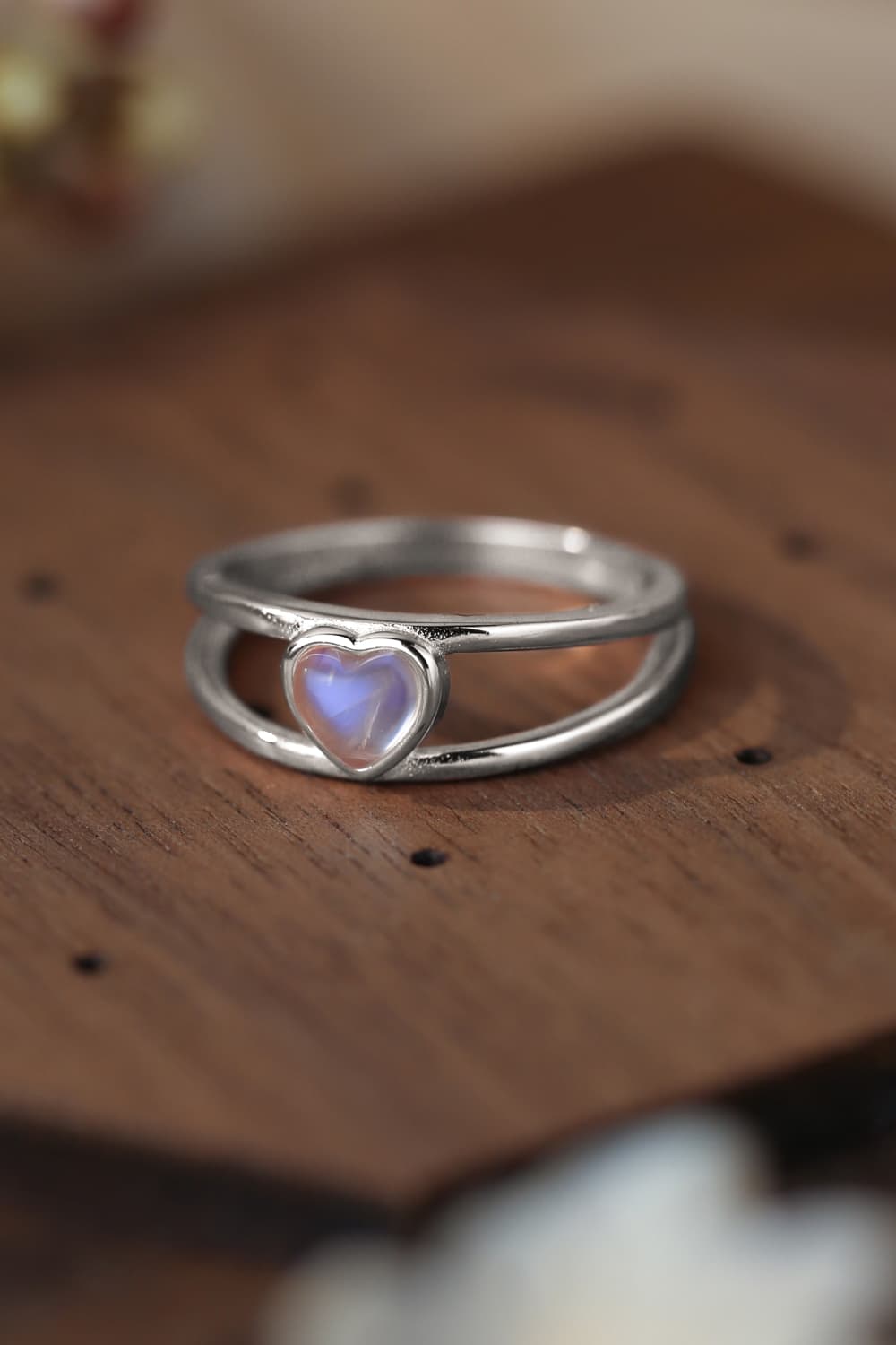 Moonstone Heart 925 Sterling Silver Ring king-general-store-5710.myshopify.com