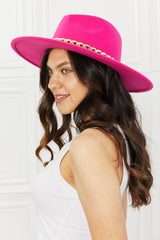 Fame Keep Your Promise Fedora Hat in Pink king-general-store-5710.myshopify.com