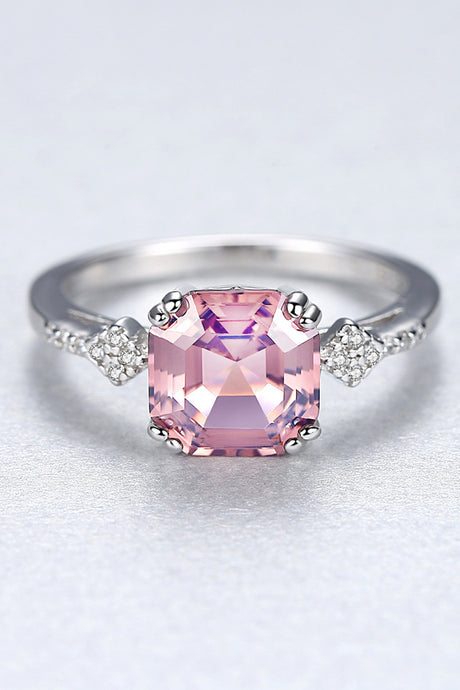 Morganite 925 Sterling Silver Ring king-general-store-5710.myshopify.com