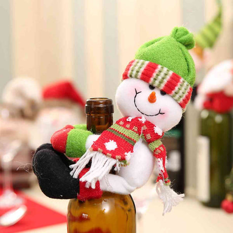 Christmas Gnome Wine Bottle Decoration king-general-store-5710.myshopify.com