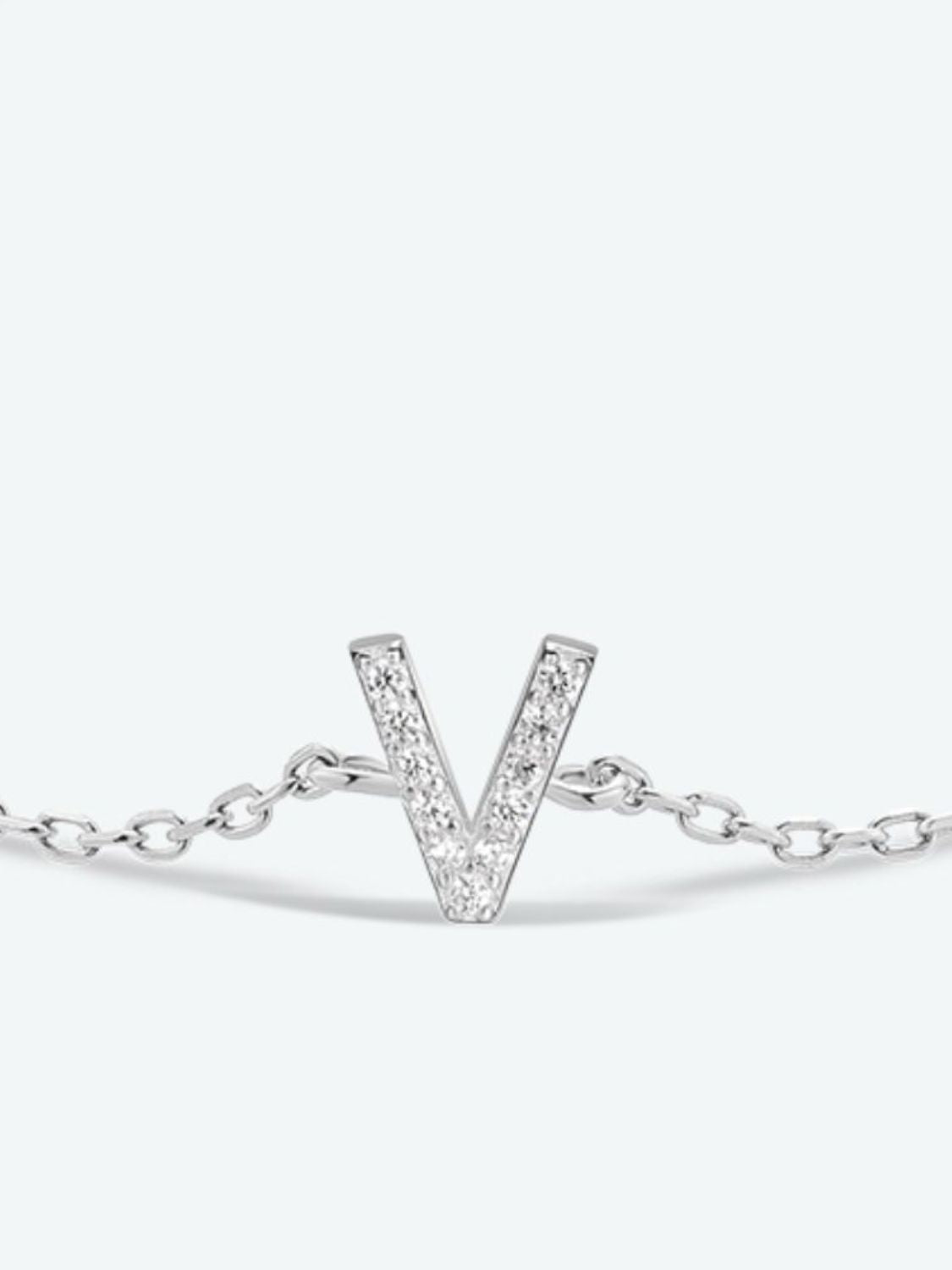 V To Z Zircon 925 Sterling Silver Bracelet king-general-store-5710.myshopify.com