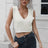 Cable-Knit Deep V Cropped Knit Vest king-general-store-5710.myshopify.com