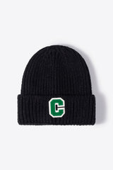 Letter C Patch Cuffed Beanie king-general-store-5710.myshopify.com