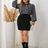 Plus Size Tie Neck Long Sleeve Mini Dress king-general-store-5710.myshopify.com