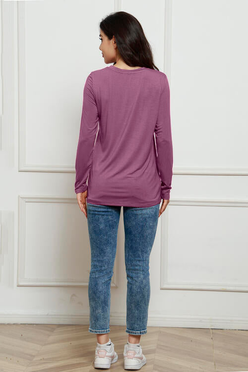 Basic Bae Full Size Round Neck Long Sleeve Top king-general-store-5710.myshopify.com