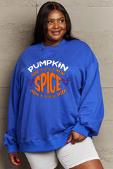 Simply Love Full Size PUMPKIN SPICE Graphic Sweatshirt king-general-store-5710.myshopify.com