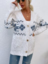 Heathered Pocketed Button Up Cardigan king-general-store-5710.myshopify.com