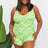 Marina West Swim By The Shore Full Size Two-Piece Swimsuit in Blossom Green king-general-store-5710.myshopify.com