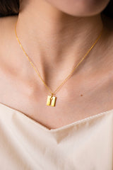 Cutout Rectangle Pendant Necklace king-general-store-5710.myshopify.com