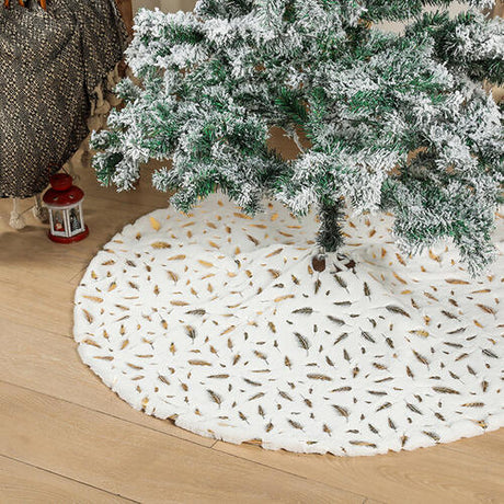 Feather Christmas Tree Skirt king-general-store-5710.myshopify.com