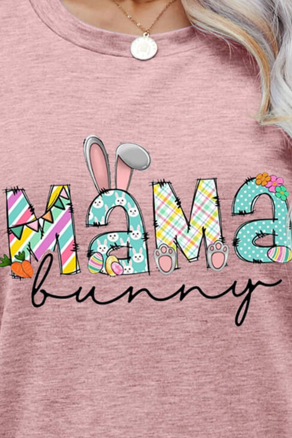 MAMA BUNNY Easter Graphic Tee king-general-store-5710.myshopify.com