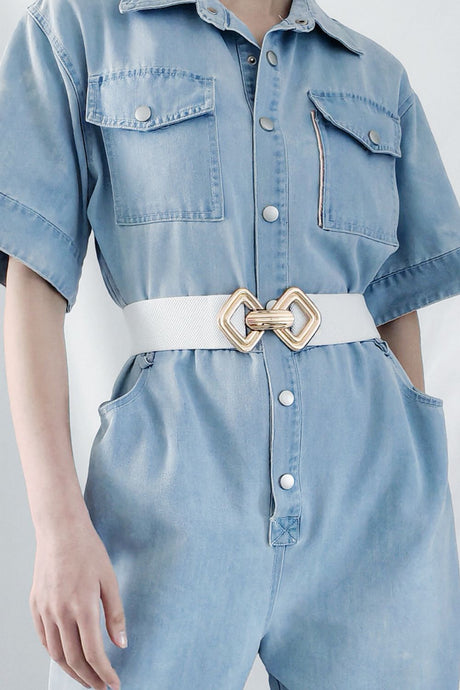 Geometric Buckle Elastic Wide Belt king-general-store-5710.myshopify.com