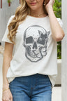 Simply Love Simply Love Skull Butterfly Graphic Cotton T-Shirt king-general-store-5710.myshopify.com