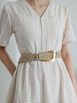 Irregular Buckle Braid Belt king-general-store-5710.myshopify.com