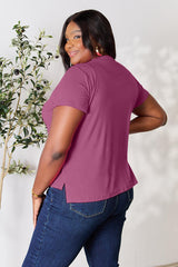 Basic Bae Full Size Round Neck Short Sleeve T-Shirt king-general-store-5710.myshopify.com