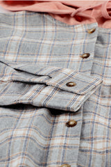 Plaid Drawstring Hooded Shirt Jacket king-general-store-5710.myshopify.com