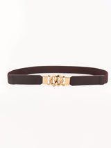 Zinc Alloy Buckle Elastic PU Belt king-general-store-5710.myshopify.com