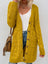 Cable-Knit Button Down Cardigan with Pockets king-general-store-5710.myshopify.com