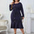 Melo Apparel Plus Size Buttoned Round Neck Tie Belt Midi Dress king-general-store-5710.myshopify.com