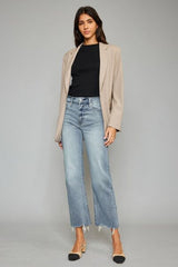 Kancan High Waist Raw Hem Cropped Wide Leg Jeans king-general-store-5710.myshopify.com