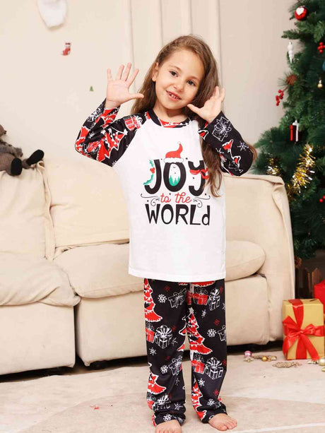 JOY TO THE WORLD Graphic Two-Piece Set king-general-store-5710.myshopify.com