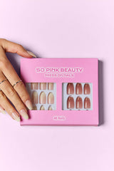 SO PINK BEAUTY Press On Nails 2 Packs king-general-store-5710.myshopify.com