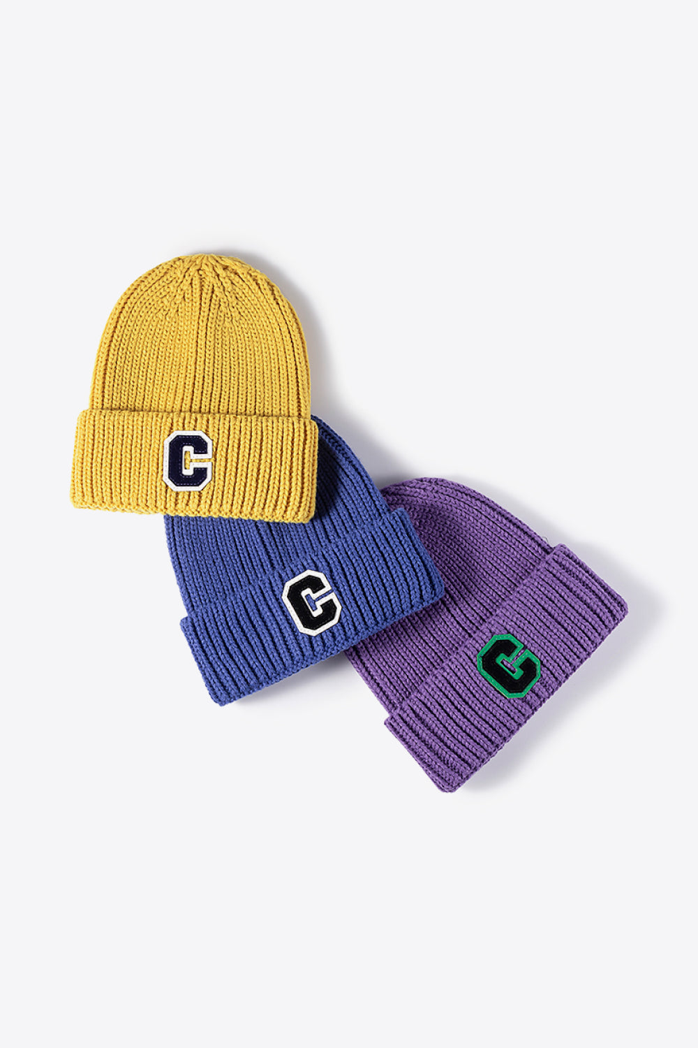 Letter C Patch Cuffed Beanie king-general-store-5710.myshopify.com