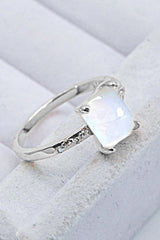 Square Moonstone Ring king-general-store-5710.myshopify.com