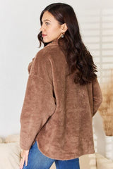 Culture Code Double Breasted Fuzzy Coat king-general-store-5710.myshopify.com