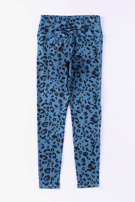 Leopard Print Wide Waistband Leggings king-general-store-5710.myshopify.com