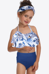 Printed Layered Halter Neck Two-Piece Swim Set king-general-store-5710.myshopify.com