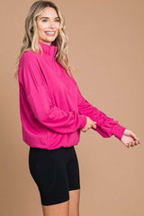 Culture Code Full Size Half Zip Long Sleeve Sweatshirt king-general-store-5710.myshopify.com