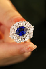 3 Carat Lab-Grown Sapphire Zircon Ring king-general-store-5710.myshopify.com