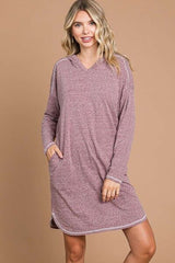 Culture Code Full Size Hooded Long Sleeve Sweater Dress king-general-store-5710.myshopify.com