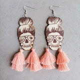 Spider Grandma Tassel Detail Dangle Earrings king-general-store-5710.myshopify.com