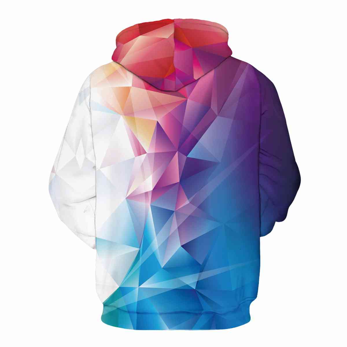 Full Size Geometric Drawstring Hoodie with Pockets king-general-store-5710.myshopify.com