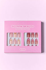 SO PINK BEAUTY Press On Nails 2 Packs king-general-store-5710.myshopify.com