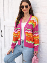 Open Front Openwork Cardigan king-general-store-5710.myshopify.com