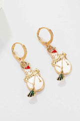 Christmas Theme Alloy Earrings king-general-store-5710.myshopify.com