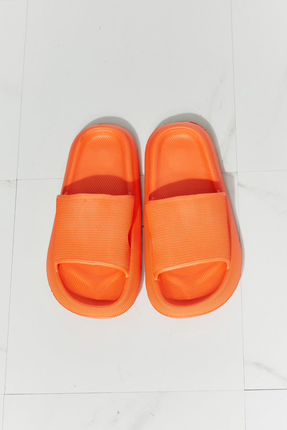 MMShoes Arms Around Me Open Toe Slide in Orange king-general-store-5710.myshopify.com