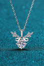 1 Carat Moissanite 925 Sterling Silver Necklace - Kings Crown Jewel Boutique