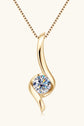 1 Carat Moissanite 925 Sterling Silver Necklace - Kings Crown Jewel Boutique