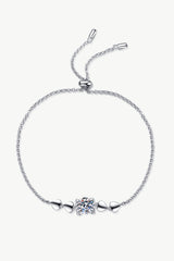 1 Carat Moissanite Heart Bracelet - Kings Crown Jewel Boutique