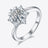 1 Carat Moissanite Zircon Ring - Kings Crown Jewel Boutique