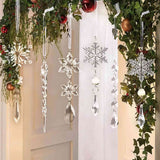 10-Piece Acrylic Icicle Ornaments - Kings Crown Jewel Boutique