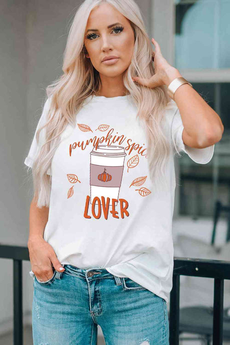 PUMPKIN SPICE LOVER Graphic T-Shirt king-general-store-5710.myshopify.com