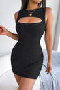 Cutout Sleeveless Knit Dress king-general-store-5710.myshopify.com